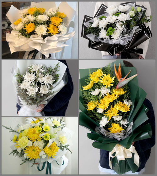 广东东莞市企石镇南坑村白事花束代送